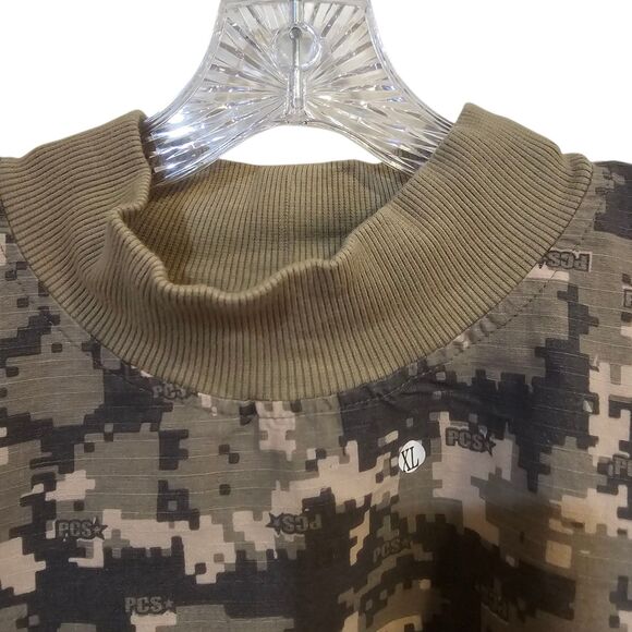 PCS Pursuit Combat Systems Paintball Digital Camo Shirt Size XL Long Sleeve - Picture 6 of 10